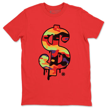 Jordan 5 What The Sneaker Match Tees Dollar Camo Sneaker Tees Jordan 5 What The Sneaker Release Tees Unisex Shirts