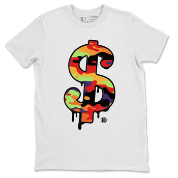 Jordan 5 What The Sneaker Match Tees Dollar Camo Sneaker Tees Jordan 5 What The Sneaker Release Tees Unisex Shirts