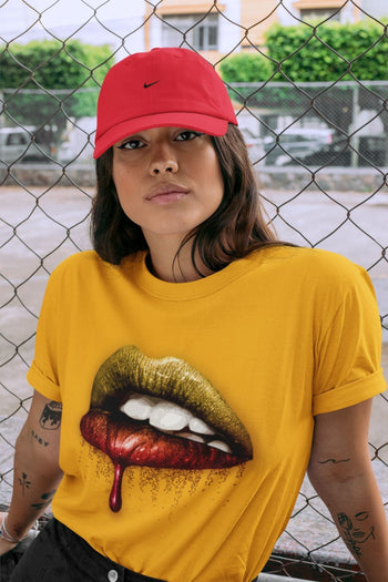 Jordan 5 What The Sneaker Match Tees Dripping Lips Sneaker Tees Jordan 5 What The Sneaker Release Tees Unisex Shirts
