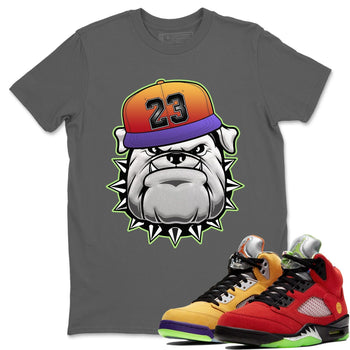 Jordan 5 What The Sneaker Match Tees English Bulldog Sneaker Tees Jordan 5 What The Sneaker Release Tees Unisex Shirts