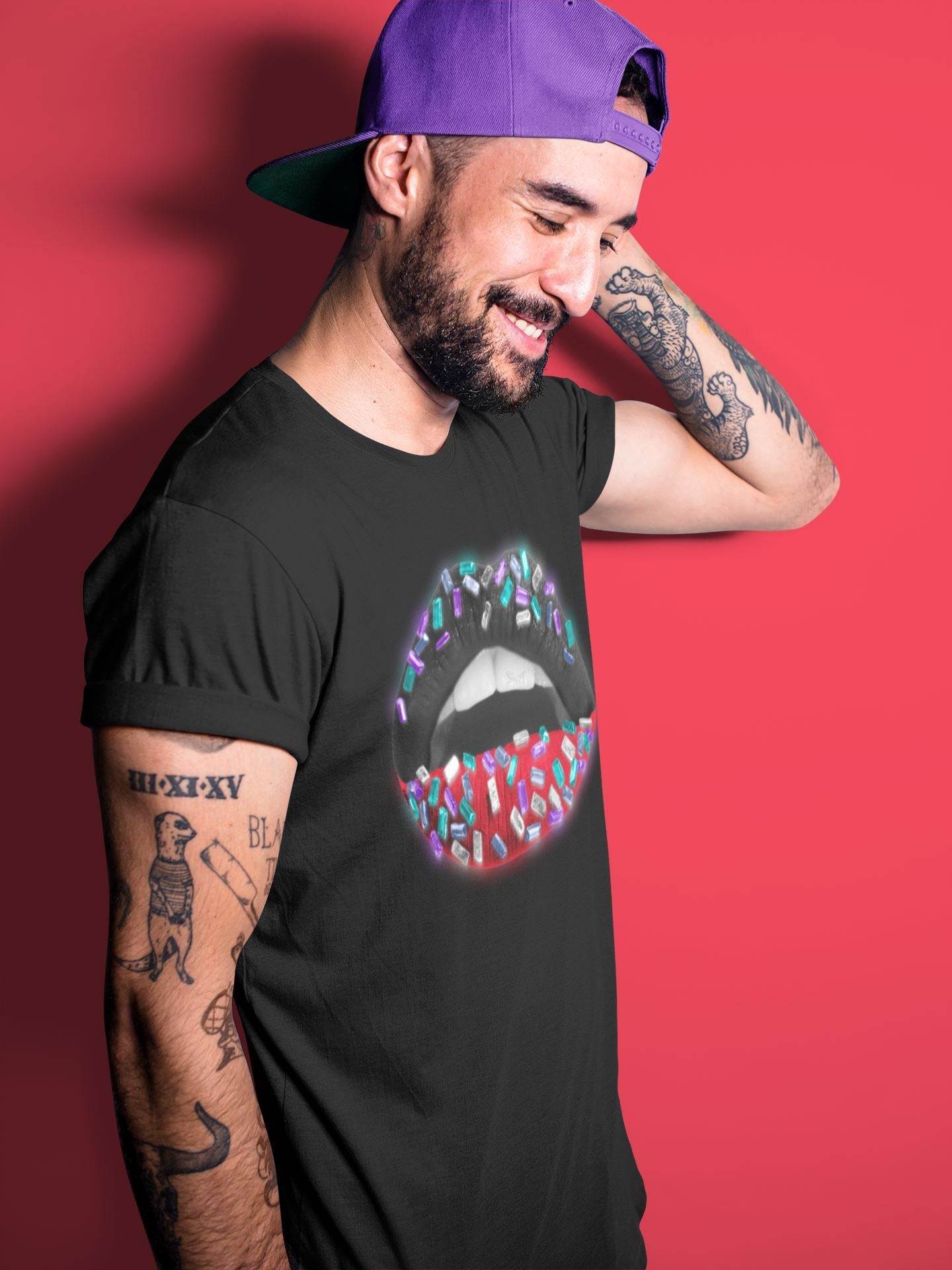 Jordan 5 Top 3 Sneaker Match Tees Lips Jewel Sneaker Tees Jordan 5 Top 3 Sneaker Release Tees Unisex Shirts