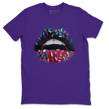 Jordan 5 Top 3 Sneaker Match Tees Lips Jewel Sneaker Tees Jordan 5 Top 3 Sneaker Release Tees Unisex Shirts