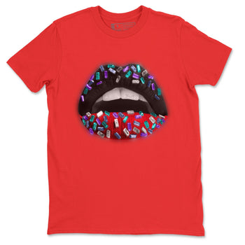 Jordan 5 Top 3 Sneaker Match Tees Lips Jewel Sneaker Tees Jordan 5 Top 3 Sneaker Release Tees Unisex Shirts