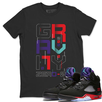 Jordan 5 Top 3 Sneaker Match Tees Zero Gravity Sneaker Tees Jordan 5 Top 3 Sneaker Release Tees Unisex Shirts