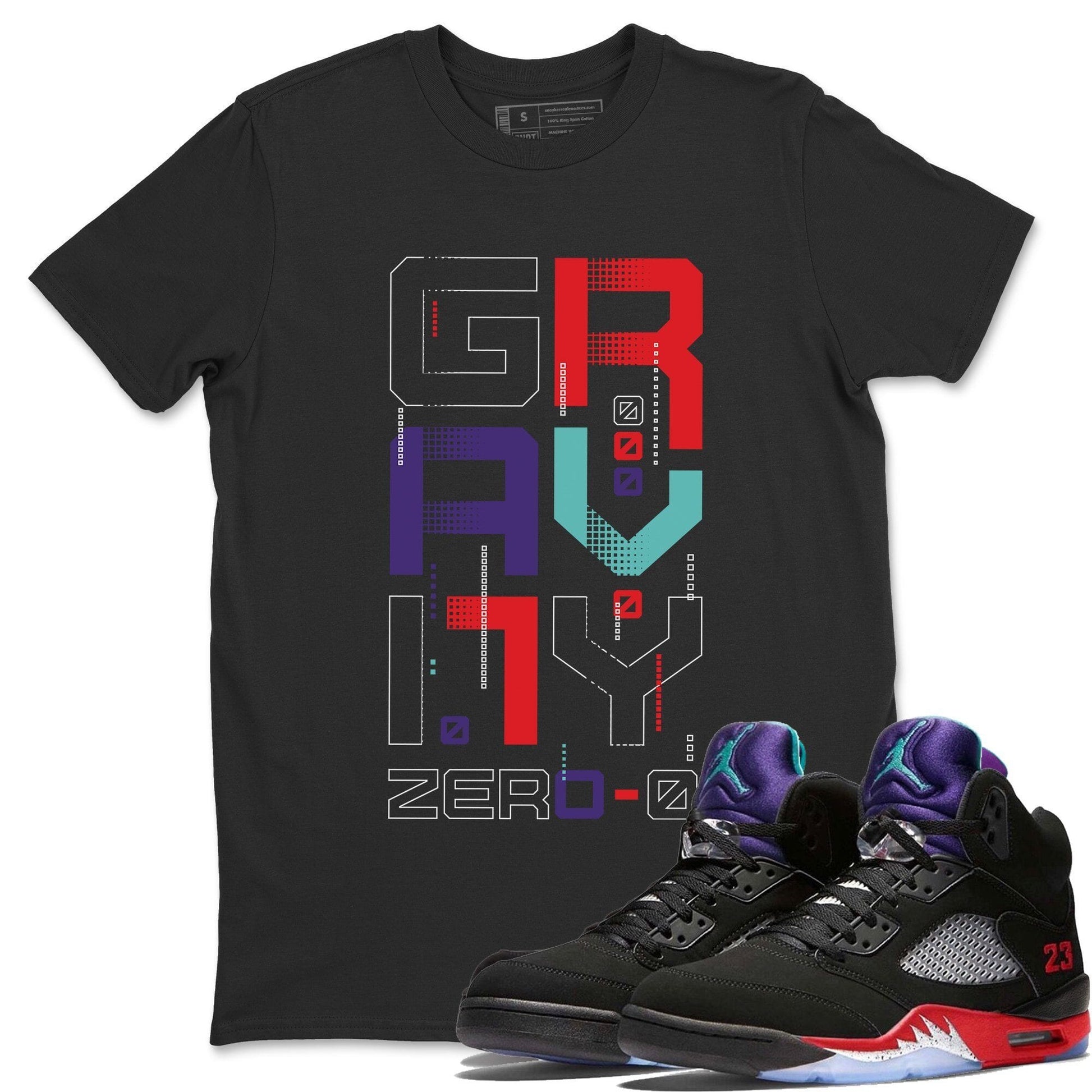 Jordan 5 Top 3 Sneaker Match Tees Zero Gravity Sneaker Tees Jordan 5 Top 3 Sneaker Release Tees Unisex Shirts