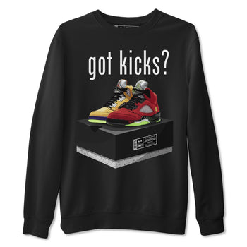 Jordan 5 What The Sneaker Match Tees Got Kicks Sneaker Tees Jordan 5 What The Sneaker Release Tees Unisex Shirts