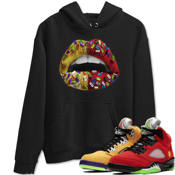 Jordan 5 What The Sneaker Match Tees Lips Jewel Sneaker Tees Jordan 5 What The Sneaker Release Tees Unisex Shirts