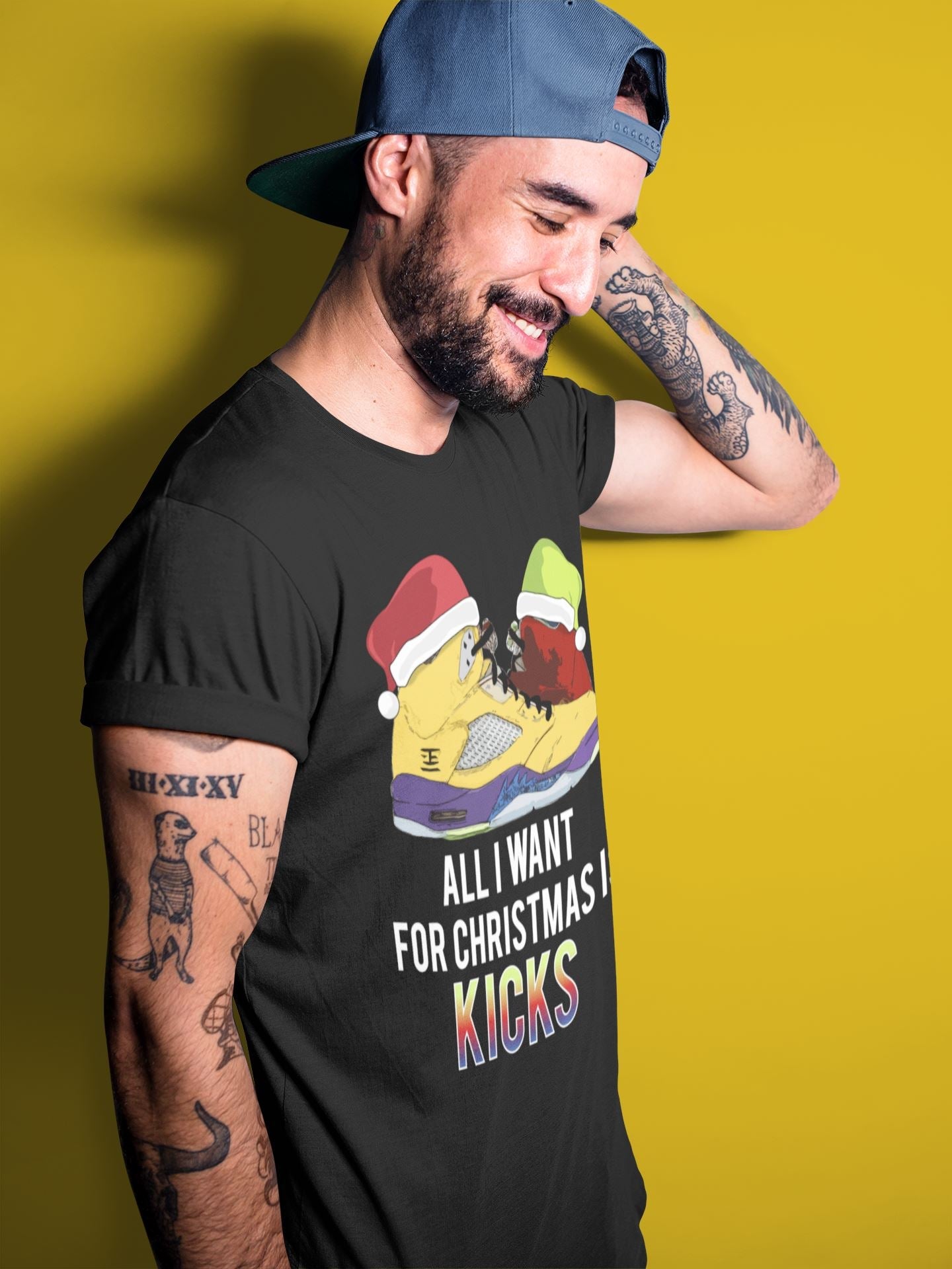 Jordan 5 What The Sneaker Match Tees All I Want For Christmas Is Kicks Sneaker Tees Jordan 5 What The Sneaker Release Tees Unisex Shirts