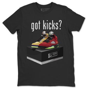 Jordan 5 What The Sneaker Match Tees Got Kicks Sneaker Tees Jordan 5 What The Sneaker Release Tees Unisex Shirts