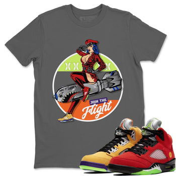 Jordan 5 What The Sneaker Match Tees Pin Up Girl Sneaker Tees Jordan 5 What The Sneaker Release Tees Unisex Shirts