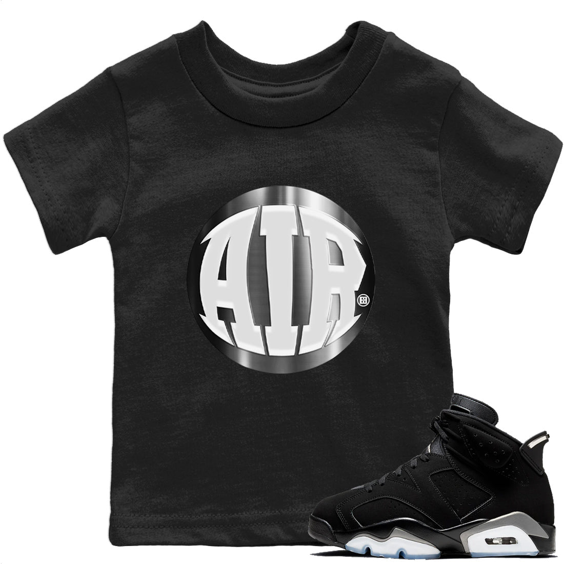 Jordan 6 Chrome Sneaker Match Tees Air Sneaker Tees Jordan 6 Chrome Sneaker Release Tees Kids Shirts
