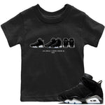 Jordan 6 Chrome Sneaker Match Tees Air Jordan 6 Prelude Sneaker Tees Jordan 6 Chrome Sneaker Release Tees Kids Shirts
