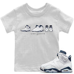 Jordan 6 Midnight Navy Sneaker Match Tees Air Jordan 6 Prelude Sneaker Tees Jordan 6 Midnight Navy Sneaker Release Tees Kids Shirts
