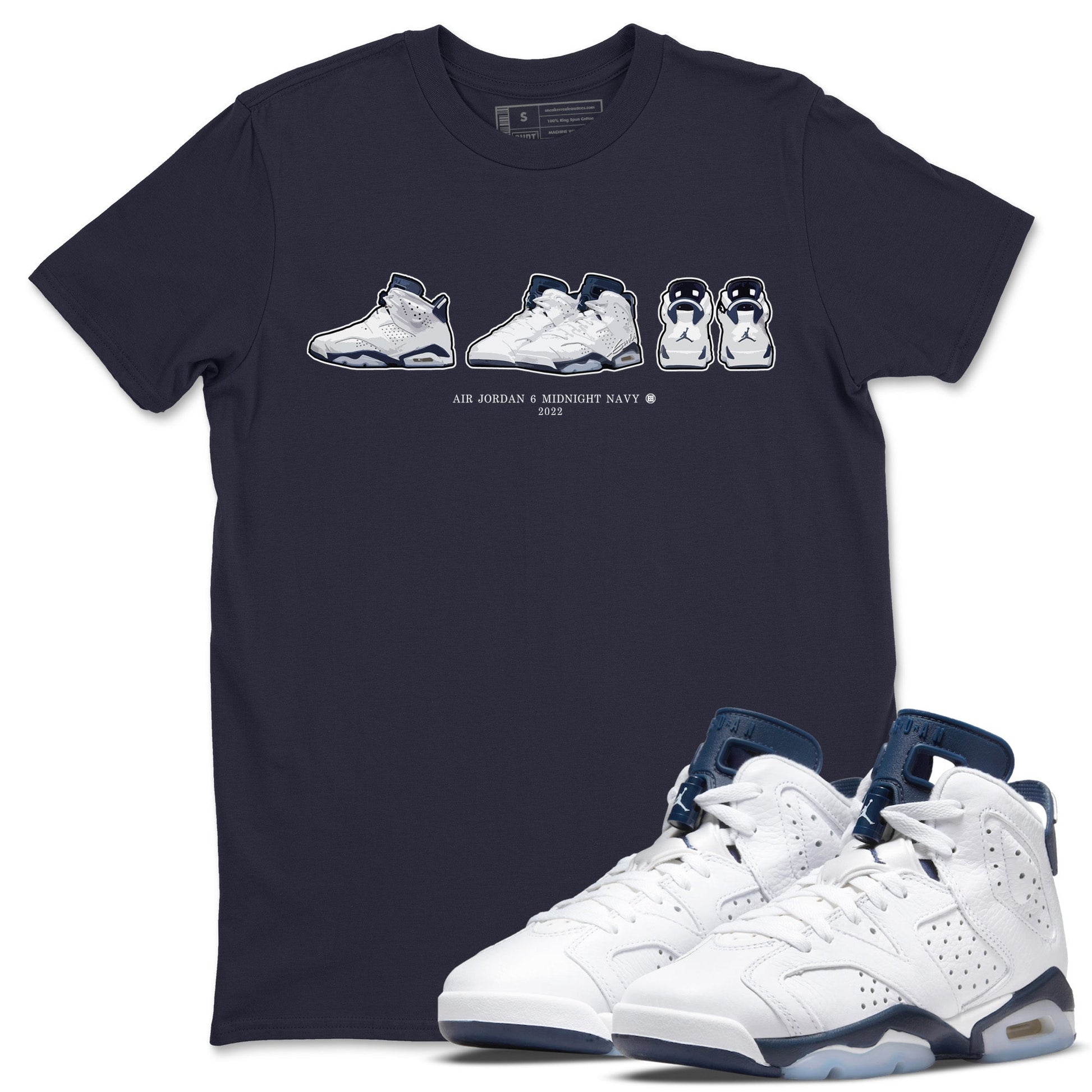 Jordan 6 Midnight Navy Sneaker Match Tees Air Jordan 6 Prelude Sneaker Tees Jordan 6 Midnight Navy Sneaker Release Tees Unisex Shirts