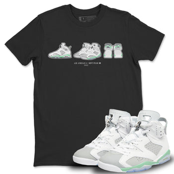Jordan 6 Mint Foam Sneaker Match Tees Air Jordan 6 Prelude Sneaker Tees Jordan 6 Mint Foam Sneaker Release Tees Unisex Shirts
