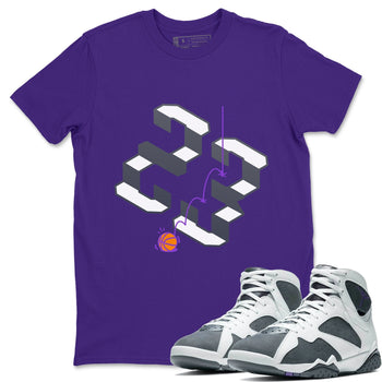 Jordan 7 Flint Sneaker Match Tees Steps Sneaker Tees Jordan 7 Flint Sneaker Release Tees Unisex Shirts