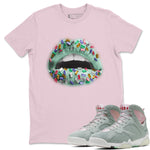 Jordan 7 Hare Sneaker Match Tees Laips Jewel Sneaker Tees Jordan 7 Hare Sneaker Release Tees Unisex Shirts