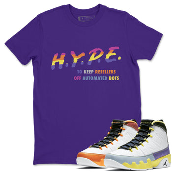 Jordan 9 Change The World Sneaker Match Tees Hype Sneaker Tees Jordan 9 Change The World Sneaker Release Tees Unisex Shirts