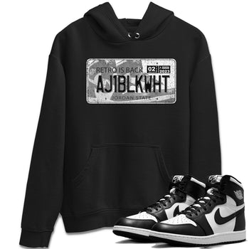 Air Jordan 1 Black White Sneaker Match Tees Jordan Plate Sneaker Tees Air Jordan 1 Black White Sneaker Release Tees Unisex Shirts