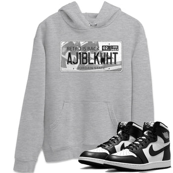 Air Jordan 1 Black White Sneaker Match Tees Jordan Plate Sneaker Tees Air Jordan 1 Black White Sneaker Release Tees Unisex Shirts