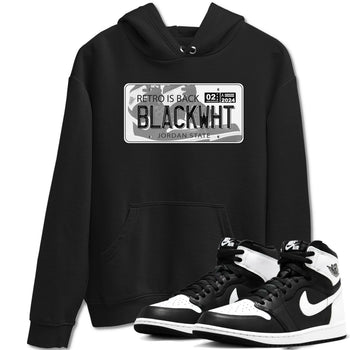 1s Black White shirt to match jordans Jordan Plate sneaker tees Air Jordan 1 Black White SNRT Sneaker Release Tees unisex cotton Black 1 crew neck shirt