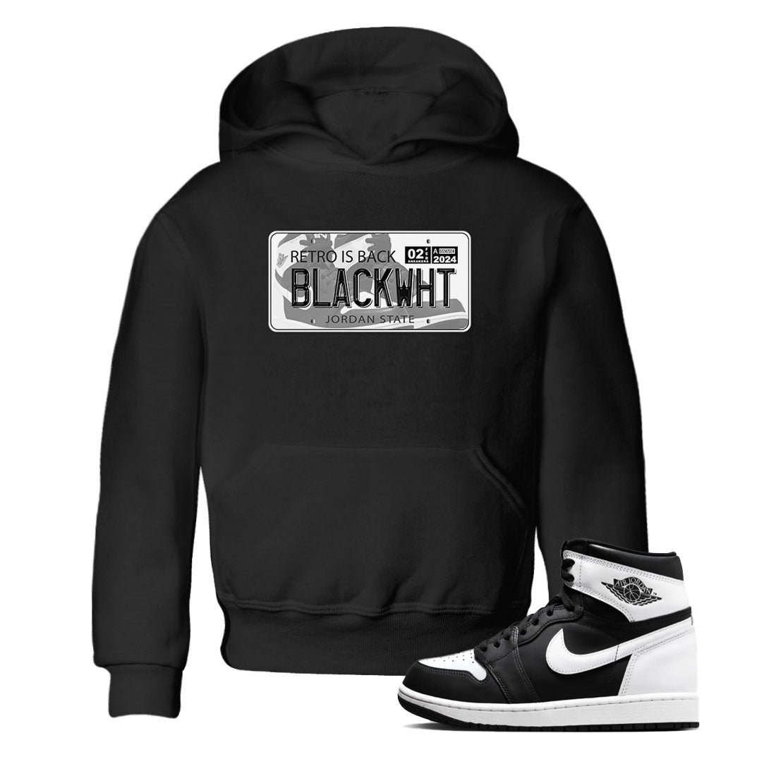 1s Black White shirt to match jordans Jordan Plate sneaker tees Air Jordan 1 Black White SNRT sneaker release tees baby toddler Black 1 cotton Shirt