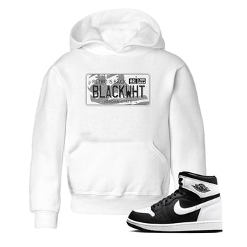 1s Black White shirt to match jordans Jordan Plate sneaker tees Air Jordan 1 Black White SNRT sneaker release tees baby toddler White 1 cotton Shirt