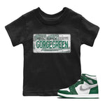 Jordan 1 Gorge Green Sneaker Match Tees Jordan Plate Sneaker Tees Jordan 1 Gorge Green Sneaker Release Tees Kids Shirts