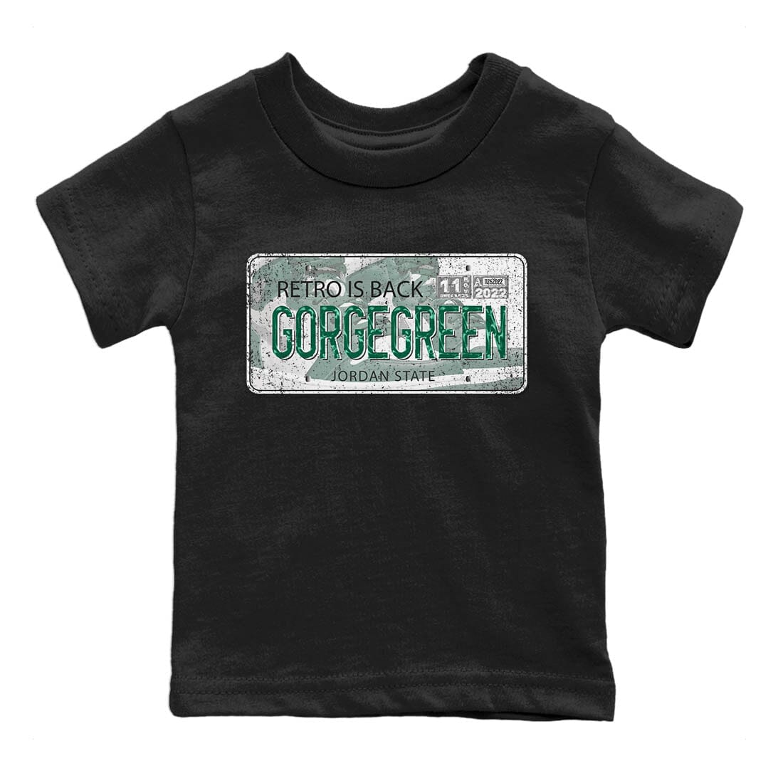 Jordan 1 Gorge Green Sneaker Match Tees Jordan Plate Sneaker Tees Jordan 1 Gorge Green Sneaker Release Tees Kids Shirts
