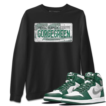 Jordan 1 Gorge Green Sneaker Match Tees Jordan Plate Sneaker Tees Jordan 1 Gorge Green Sneaker Release Tees Unisex Shirts