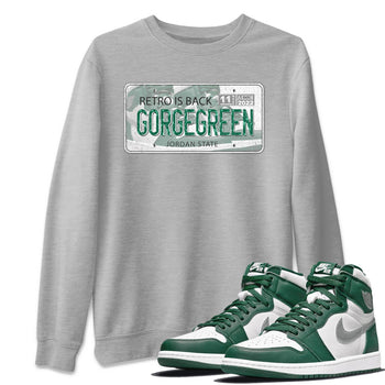 Jordan 1 Gorge Green Sneaker Match Tees Jordan Plate Sneaker Tees Jordan 1 Gorge Green Sneaker Release Tees Unisex Shirts
