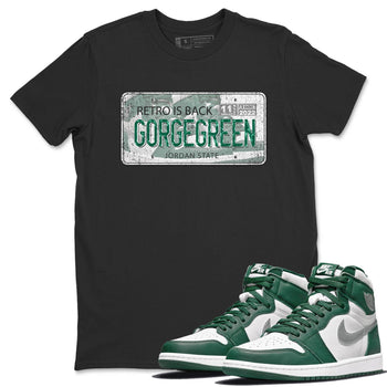 Jordan 1 Gorge Green Sneaker Match Tees Jordan Plate Sneaker Tees Jordan 1 Gorge Green Sneaker Release Tees Unisex Shirts