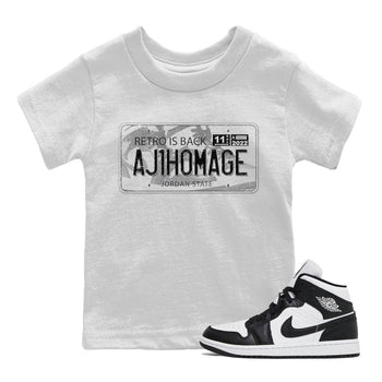 Jordan 1 Homage Sneaker Match Tees Jordan Plate Sneaker Tees Jordan 1 Homage Sneaker Release Tees Kids Shirts