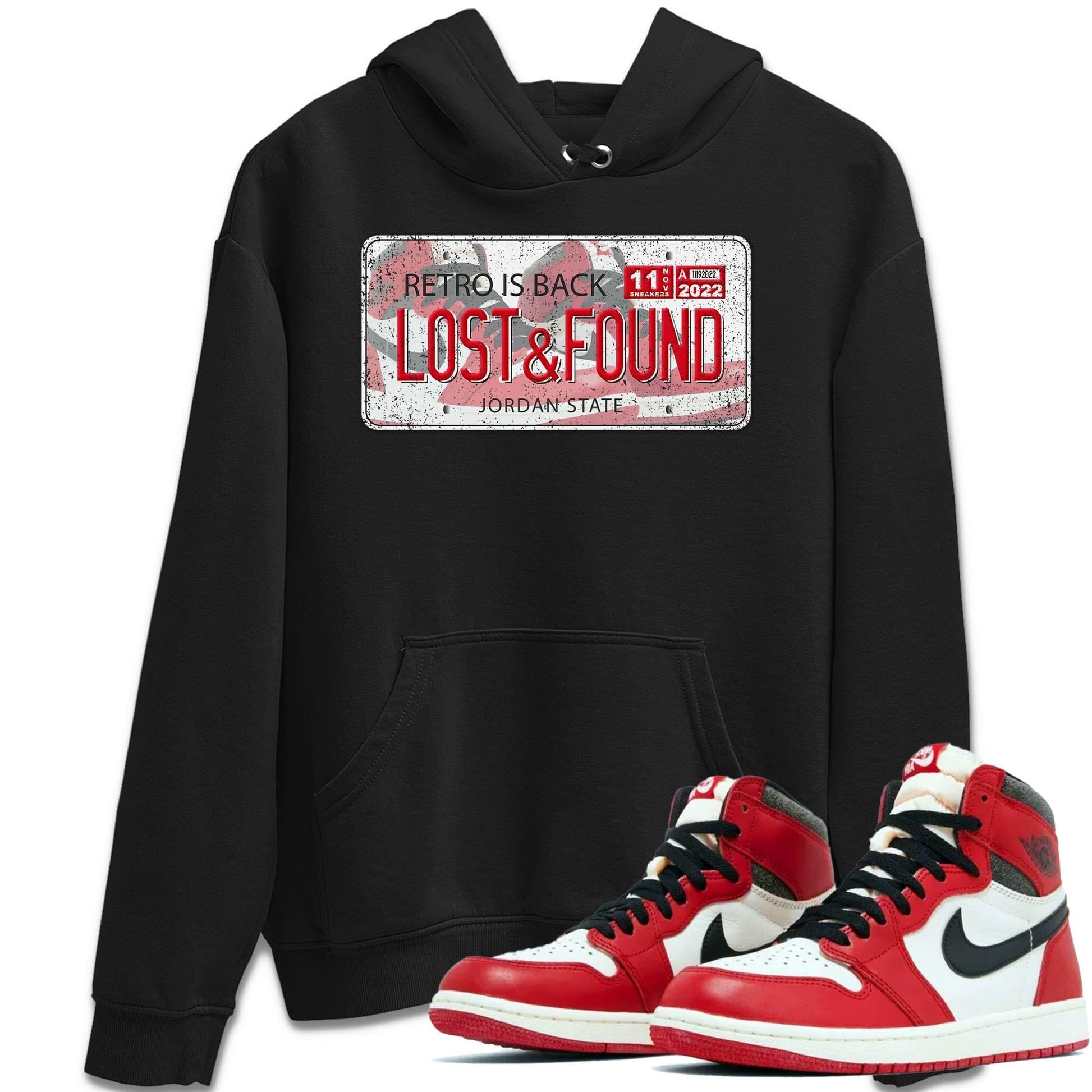 Jordan 1 lost & found Sneaker Match Tees Jordan Plate Sneaker Tees Jordan 1 lost & found Sneaker Release Tees Unisex Shirts