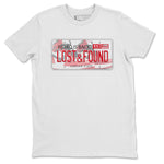 Jordan 1 lost & found Sneaker Match Tees Jordan Plate Sneaker Tees Jordan 1 lost & found Sneaker Release Tees Unisex Shirts