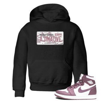 Air Jordan 1 Mauve shirt to match jordans Jordan Plate sneaker tees AJ1 Mauve SNRT Sneaker Tees Sneaker Matching Clothing Brand Baby Toddler Black 1 T-Shirt