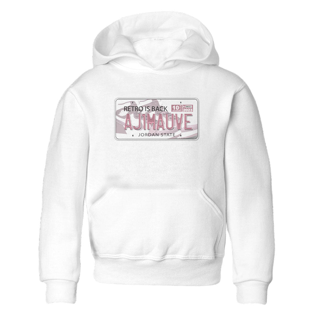 Air Jordan 1 Mauve shirt to match jordans Jordan Plate sneaker tees AJ1 Mauve SNRT Sneaker Tees Sneaker Matching Clothing Brand Baby Toddler White 2 T-Shirt