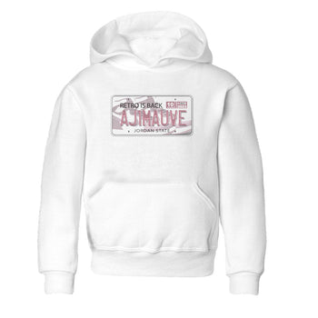 Air Jordan 1 Mauve shirt to match jordans Jordan Plate sneaker tees AJ1 Mauve SNRT Sneaker Tees Sneaker Matching Clothing Brand Baby Toddler White 2 T-Shirt
