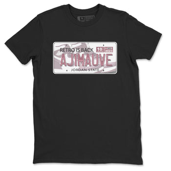 Air Jordan 1 Mauve shirt to match jordans Jordan Plate sneaker tees AJ1 Mauve SNRT Sneaker Tees Sneaker Matching Clothing Brand Unisex Sneaker Tee Black 2 T-Shirt