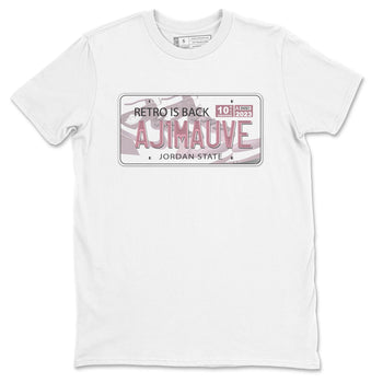 Air Jordan 1 Mauve shirt to match jordans Jordan Plate sneaker tees AJ1 Mauve SNRT Sneaker Tees Sneaker Matching Clothing Brand Unisex Sneaker Tee White 2 T-Shirt