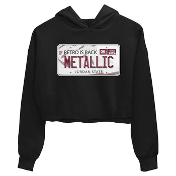 AJ1 Metalic Burgundy shirt to match jordans Jordan Plate sneaker tees Air Jordan 1 Metalic Burgundy SNRT Sneaker Release Tees Black 2 crop length shirt