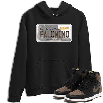 Air Jordan 1 Palomino shirt to match jordans Jordan Plate sneaker tees Crew Neck Jordan 1 Retro High OG Palomino SNRT Sneaker Release Tees Unisex Casual Shirts Black 1 T-Shirt