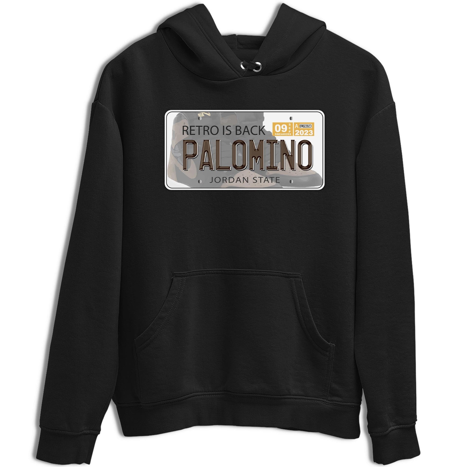 Air Jordan 1 Palomino shirt to match jordans Jordan Plate sneaker tees Crew Neck Jordan 1 Retro High OG Palomino SNRT Sneaker Release Tees Unisex Casual Shirts Black 2 T-Shirt