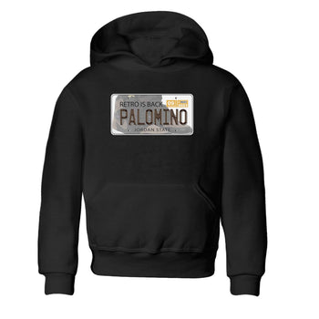 Air Jordan 1 Palomino shirt to match jordans Jordan Plate sneaker tees Crew Neck Jordan 1 Retro High OG Palomino SNRT Sneaker Release Tees Baby Toddler Black 2 T-Shirt