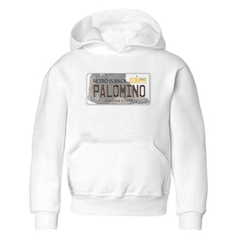 Air Jordan 1 Palomino shirt to match jordans Jordan Plate sneaker tees Crew Neck Jordan 1 Retro High OG Palomino SNRT Sneaker Release Tees Baby Toddler White 2 T-Shirt