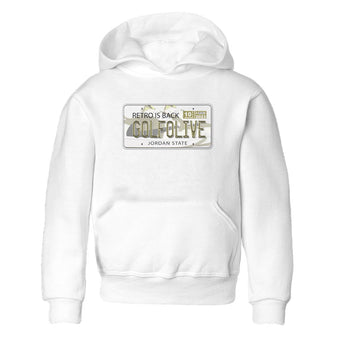 Jordan 1 Low X Travis Scott Golf Olive shirt to match jordans Jordan Plate sneaker release tees Air Jordan 1 Travis Scott Golf Olive SNRT Sneaker Tees Baby Toddler White 2 T-Shirt