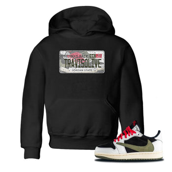 Air Jordan 1 Travis Scott Olive Jordan Plate Baby and Kids Sneaker Tees AJ1 Travis Scott Olive Kids Sneaker Tees Washing and Care Tip