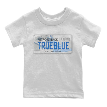 Jordan 1 True Blue Sneaker Match Tees Jordan Plate Sneaker Tees Jordan 1 True Blue Sneaker Release Tees Kids Shirts