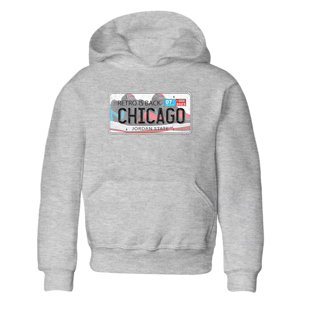 Air Jordan 1 Low UNC to Chicago shirt to match jordans Jordan Plate sneaker tees Air Jordan 1 UNC to Chicago SNRT Sneaker Release Tees Baby Toddler Heather Grey 2 T-Shirt