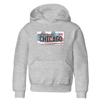 Air Jordan 1 Low UNC to Chicago shirt to match jordans Jordan Plate sneaker tees Air Jordan 1 UNC to Chicago SNRT Sneaker Release Tees Baby Toddler Heather Grey 2 T-Shirt